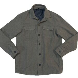 Travis Mathew Men's Small Muted Green Long Sleeve Button Halfway There Shacket